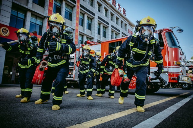 望城消防开展日常训练。望城消防供图